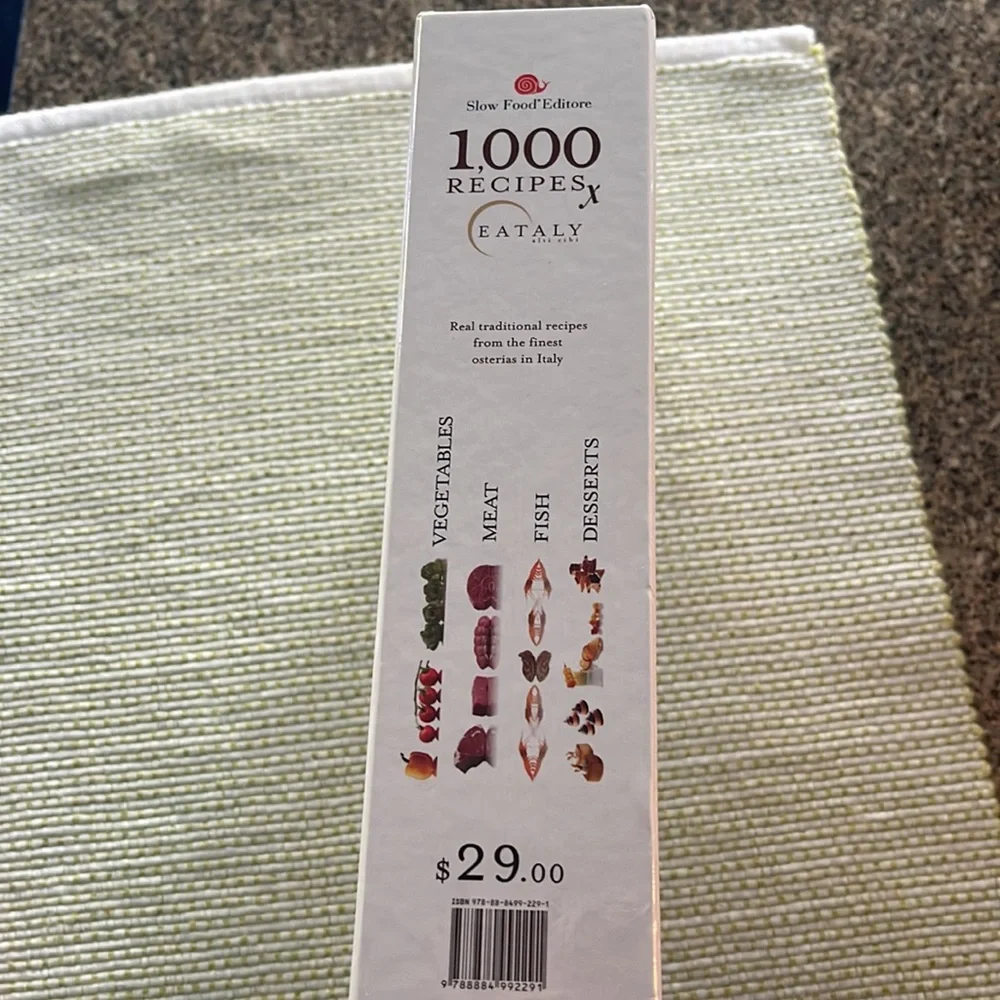 Eataly cookbook set - Brand New!